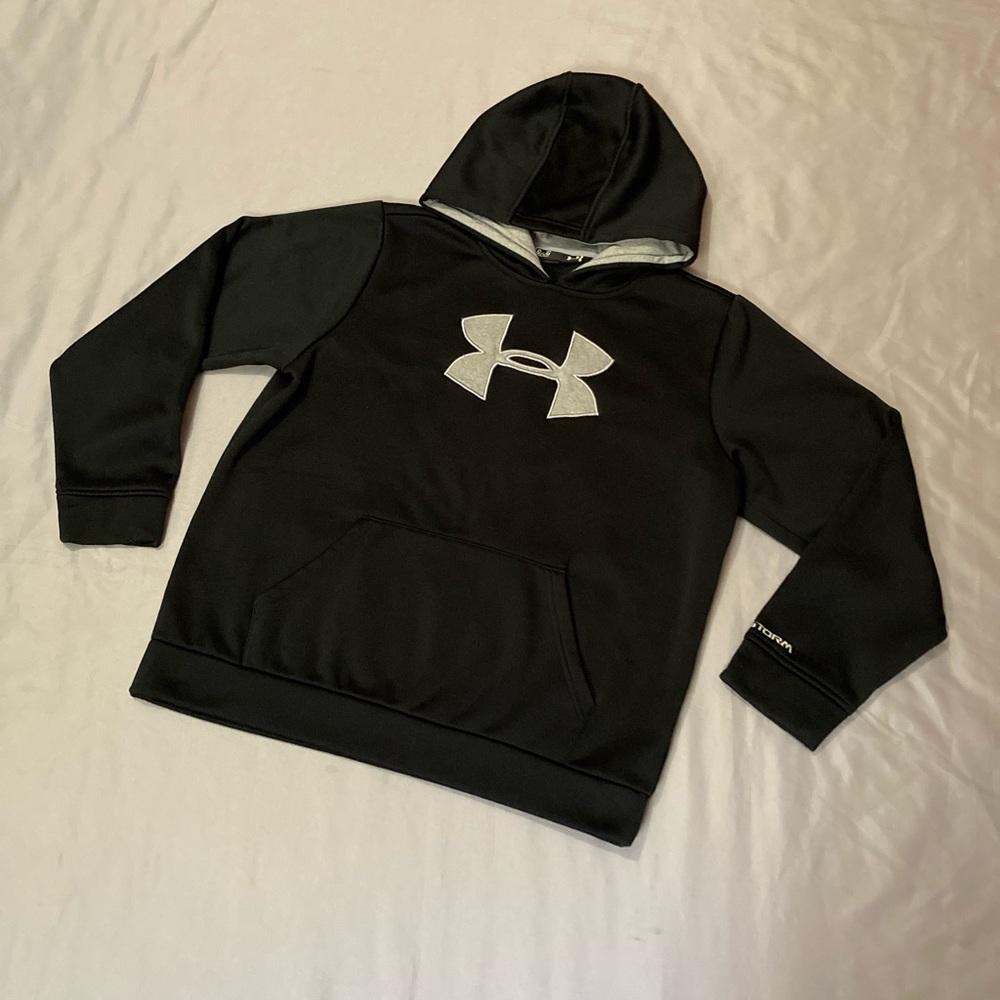 Black UNDER ARMOR hoodie - Youth Large